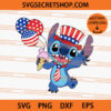 Stitch 4th Of July SVG, Stitch SVG, 4th Of July SVG, Disney SVG 2 Stitch 4th Of July SVG