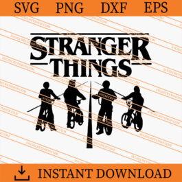 Stranger Things SVG, Horror Movie Character SVG