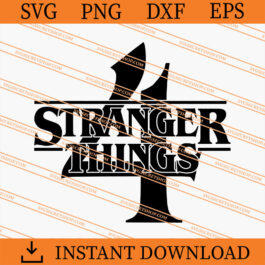 Stranger Things 4 Logo SVG