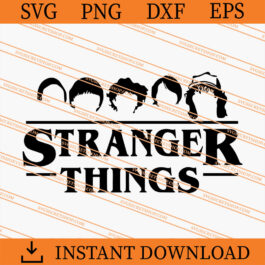 Stranger Things SVG, Stranger Things Character SVG