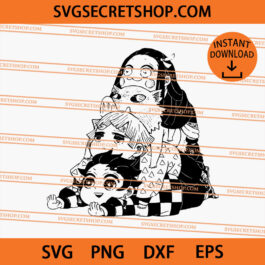 Demon Slayer Cute SVG, Demon Slayer SVG, Funny SVG