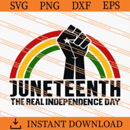 juneteenth the real independence day SVG