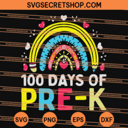 100 Days Of Pre K SVG