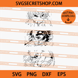 Demon Slayer SVG, Hashibira Inosuke SVG