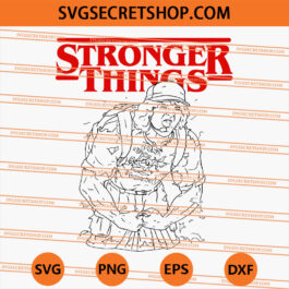Dustin Stronger Things SVG