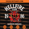 Hellfire Club Hawkins Indiana SVG