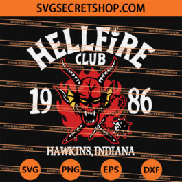 Hellfire Club Hawkins Indiana SVG