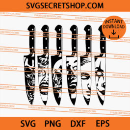 Horror knife SVG