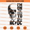 I'm On The Highway To Hell AC DC SVG
