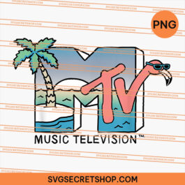 MTV Beach Island Flamingo PNG
