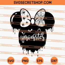 Momster Minnie Halloween SVG