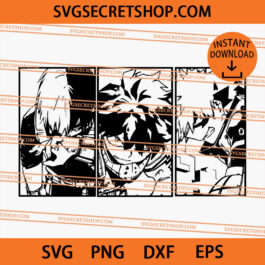 My Hero Academia SVG, Anime SVG, Manga SVG