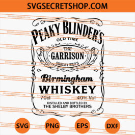 Peaky Blinders Pub Whisky Vintage SVG