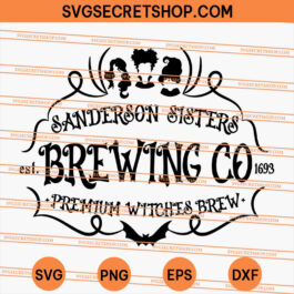 Sanderson Sisters Brewing Co Premium Witches Brew SVG