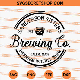 Sanderson Sisters Brewing Co Premium Witches Brew SVG
