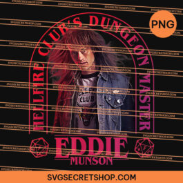 Stranger Things 4 Eddie Munson Hellfire Club Dungeon Master PNG, Hellfire Club PNG, Stranger Things PNG