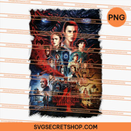 Stranger Things 4 Full Cast Poster PNG, Stranger Things 4 PNG, Vecna PNG