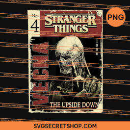 Stranger Things 4 Vecna Comic Book Cover PNG, Vecna PNG, Stranger Things 4 PNG