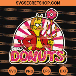 The Simpsons Diddly Donuts SVG