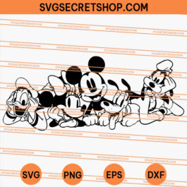 Vintage Disney Characters SVG