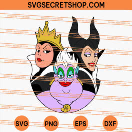 Disney Villains SVG, Disney SVG, Bad Queen SVG, Villains SVG