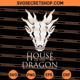 House Of The Dragon SVG, Game Of Thrones SVG, Dragon Head SVG