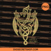 House of the Dragon Gold Dragon Insignia PNG