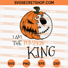 I Am The Pumpkin King Jack Skellington SVG