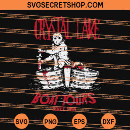 Jason Crystal Lake Boat Tours SVG, Jason Voorhees SVG, Halloween SVG
