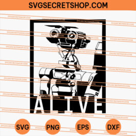 Johnny 5 Alive SVG