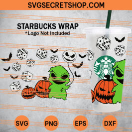 Oogie Boogie Halloween Starbucks Cup SVG, Halloween Starbucks Cup SVG, Oogie Boogie Starbucks Cup SVG