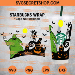 Oogie Boogie Starbucks Cup SVG, Halloween Starbucks Cup SVG, Starbucks Cup SVG