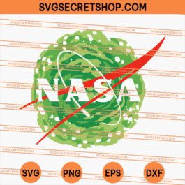 Rick And Morty NASA Logo SVG, NASA Logo SVG, Rick And Morty SVG