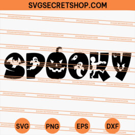 Spooky Halloween SVG, Halloween SVG, Spooky SVG, Horror SVG