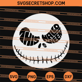 This Is Halloween Jack Skellington SVG