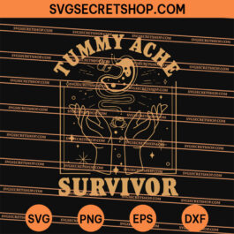 Vintage Minimalist Tummy Ache Survivor SVG, Vintage Minimalist SVG, Father SVG