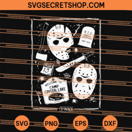 Welcome Campers Jason Voorhees Halloween SVG