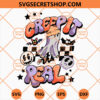 Checkered Ghost Creep It Real SVG