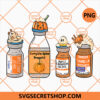 Funny Nurse Halloween Pumpkin Spice Propofol Ativan Haldol PNG