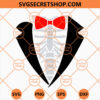 Halloween Skeleton Suit SVG