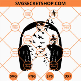Relaxing Music SVG, Music SVG, Play Guitar SVG, Headphone SVG