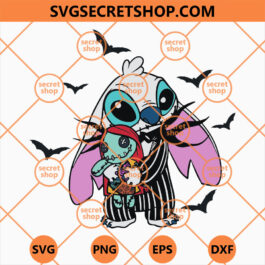 Stitch Jack Skellington SVG