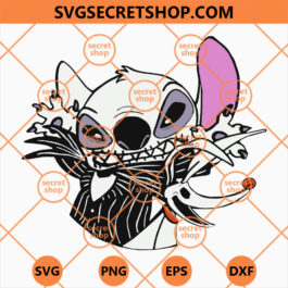 Stitch Jack Skellington SVG