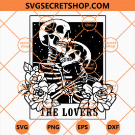 The Lovers Floral Skeleton SVG, Floral Skeleton SVG, Skeleton SVG