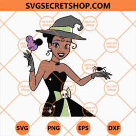 Tiana Princess Halloween SVG