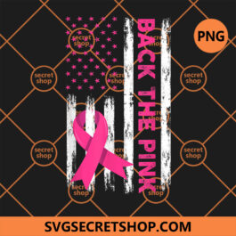 Back The Pink Breast Cancer Awareness PNG