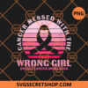 Cancer Messed With The Wrong Girl Breast Cancer Awareness PNG, Breast Cancer Awareness PNG, Wrong Girl PNG, Cancer Messed PNG 2 Cancer Messed With the Wrong Girl Breast Cancer Awareness