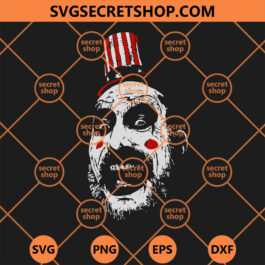 Captain Spaulding SVG, Spaulding SVG, Zombie SVG, Captain SVG
