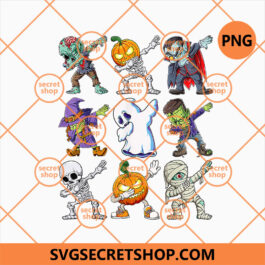 Dabbing Halloween PNG, Halloween PNG, Halloween Monster PNG, Skeleton Dabbing PNG