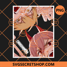 Denji and Power Chainsaw Man PNG, Anime PNG, Aki PNG, Pochita PNG
